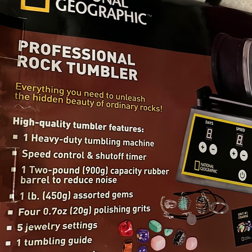National Geographic Professional Rock Tumbler